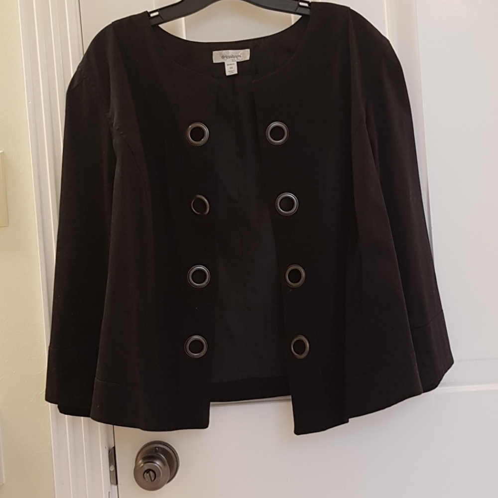 Dressbarn black jacket 3X